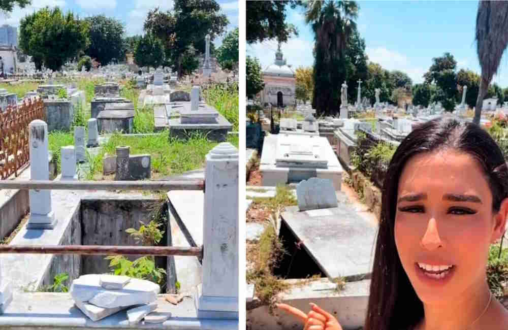 Cubana muestra escalofriantes imágenes del Cementerio de Colón