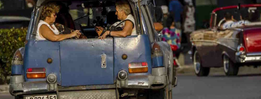Public transportation in Cuba transports less than half as many passengers as it did five years ago