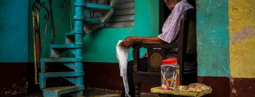 Elderly constitute the only population group that is growing in Cuba